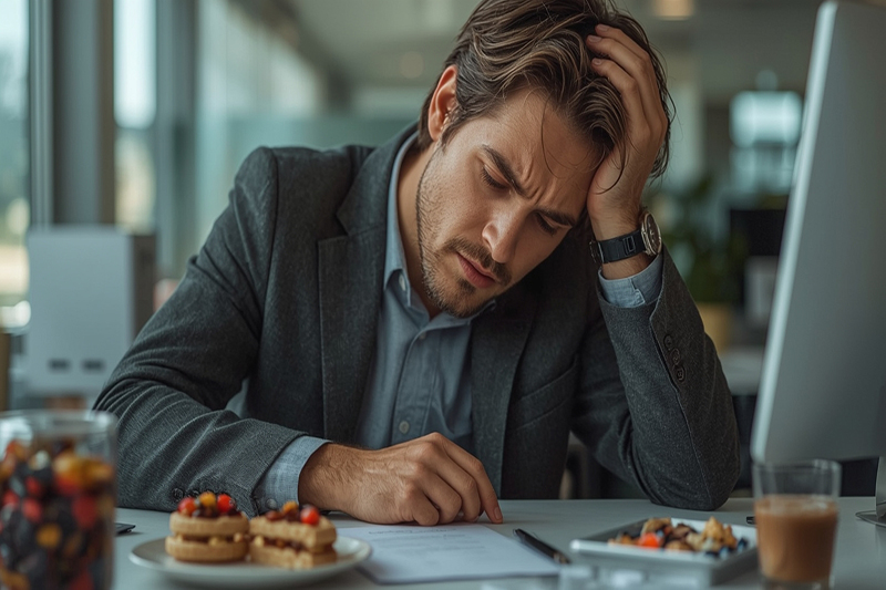 Fatigue persistante et coups de pompe causés par une consommation excessive de sucre