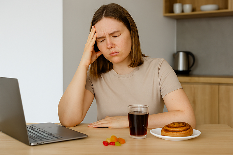 Sautes d’humeur et irritabilité causées par un excès de sucre