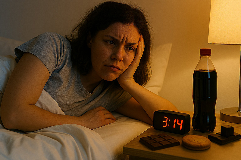 Sommeil perturbé et mauvaise qualité de repos causés par un excès de sucre